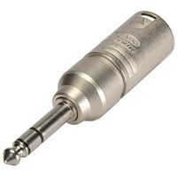 Neutrik NA3MP XLR Male Adapter to 1/4" Stereo Plug